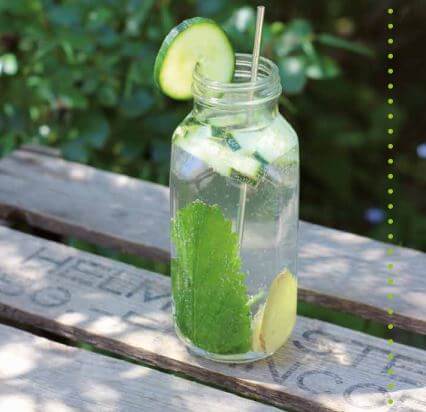 SOMMERTIPP: Kokoswasser-Frucht Eiswürfel Infused Water