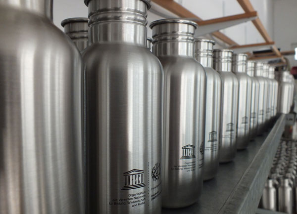 Kivanta Flaschen für die UNESCO 2017