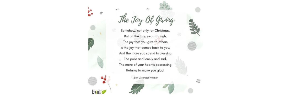 &amp;quot;The joy that you give to others ... - 