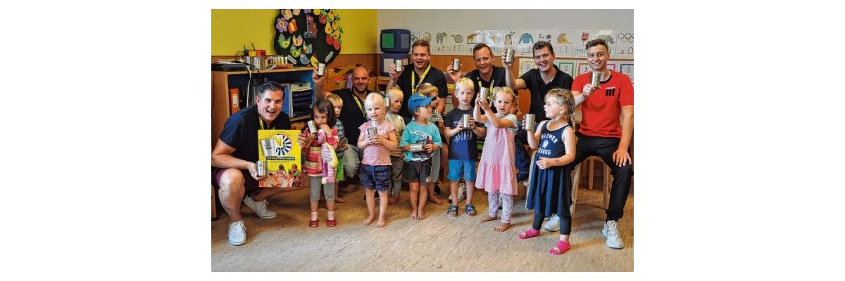 Erster Bechertausch im Kindergarten! - 