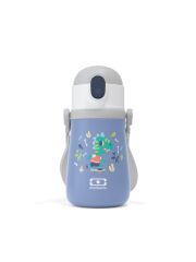 Monbento MB STRAM isolierte Trinkflasche für Kinder - Blue Dino