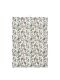 IB Laursen Geschirrtuch - "faded rose" mit grauem Blumenmuster