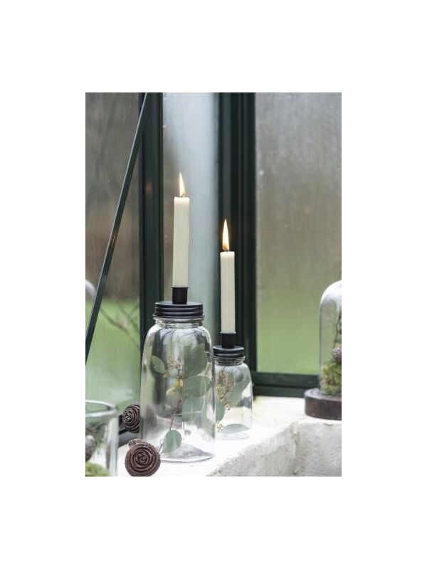 IB Laursen Glas mit Kerzenhalter für Stabkerze - Größe 2