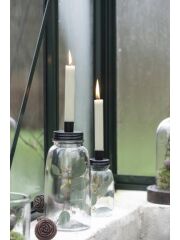 IB Laursen Glas mit Kerzenhalter f&uuml;r Stabkerze - Gr&ouml;&szlig;e 2