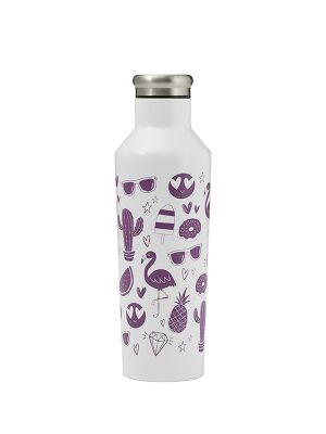 Typhoon PURE COLOUR Edelstahlflasche / 800 ml - Farbwechsel "Emoj"