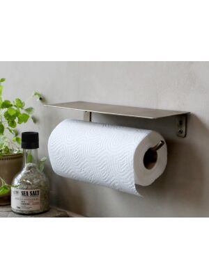 Küchenrollenhalter Messing mit Ablagefläche | Lifestyle