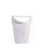 Korb mit Stauraum und Toilettenpapierhalter - weiß