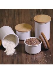 Honey Ware Vorratsdose mit  Holzdeckel - 0,42 Liter