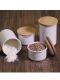 Honey Ware Vorratsdose mit  Holzdeckel - 0,42 Liter