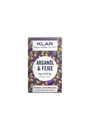 Klar fester Conditioner Arganöl & Feige 100g (für trockenes Haar)