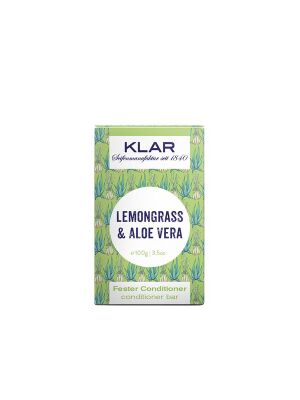 Klar fester Conditioner Lemongrass & Aloe Vera 100g (für fettiges Haar)