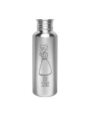 Kivanta 750 ml Edelstahl Trinkflasche LOVE SCIENCE Marie Curie (ohne Deckel)