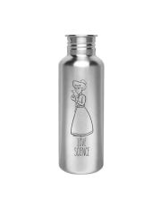 Kivanta 750 ml Edelstahl Trinkflasche (ohne Deckel) | LOVE SCIENCE "Marie Curie"