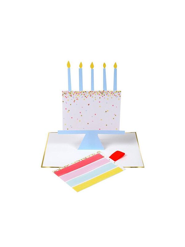 Meri Meri Cake Slice Stand-Up Geburtstagskarte
