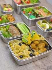 LunchBuddy Edelstahl-Lunchbox &quot;Airtight&quot; Nr. 01 - 420 ml  auslaufsicher