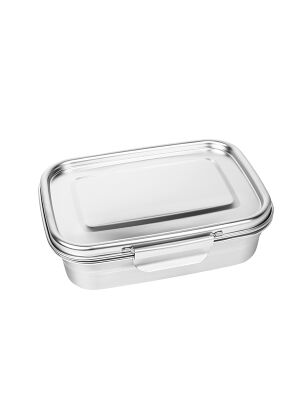 LunchBuddy Edelstahl-Lunchbox "Airtight" Nr. 05 - 1260 ml  auslaufsicher