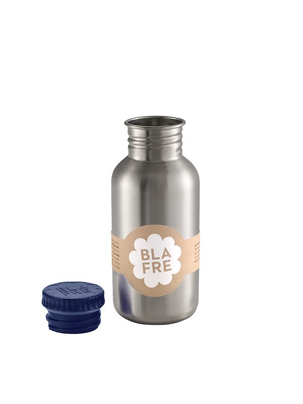 Blafre Edelstahlflasche mit Verschluss - 500 ml / navy blau