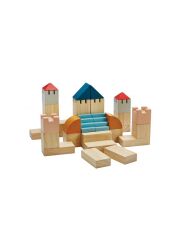 PlanToys Holzkl&ouml;tze Burg &quot;Orchard&quot; / 30 Teile