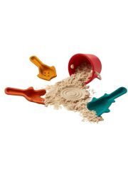 PlanToys Sand- und Wasserspielset mit Eimer, F&ouml;rmchen und Schippe