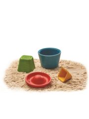 PlanToys Formenset f&uuml;r Sandburgen / 4-teilig