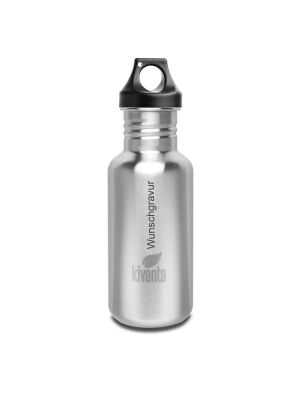 Kivanta 500 ml Edelstahl Trinkflasche mit Loop-Cap und...