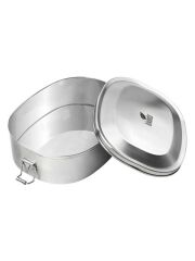 Kivanta Brotdose XL - Edelstahl Lunchbox mit Clips und Wunschgravur