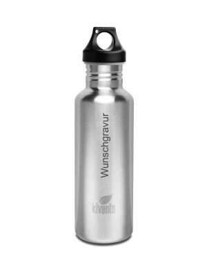 Kivanta 750 ml Edelstahl Trinkflasche inkl. Loop-Cap und...