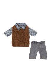 Maileg Teddy Dad - Shirt, Pullunder und Hose