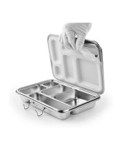Ecococoon - Bento Lunchbox auslaufsicher aus Edelstahl mit 5 F&auml;chern