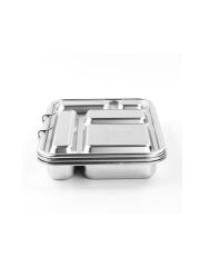 Ecococoon - Bento Lunchbox auslaufsicher aus Edelstahl mit 5 F&auml;chern