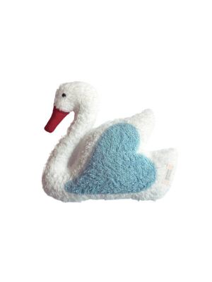 Schwan mit Rassel von Goodies of Desire - blau