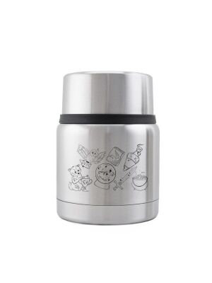 Kivanta Edelstahl Isolierbehälter 350 ml mit Becher | LOVE MAGIC (Wizard)