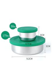 Ecococoon Beh&auml;lterset &quot;Snack Pots&quot; / Green