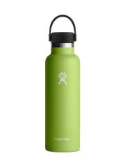 Hydro Flask 21 oz (621 ml) Standard Mouth isolierte Trinkflasche mit Flex Cap - Seagrass NEU!