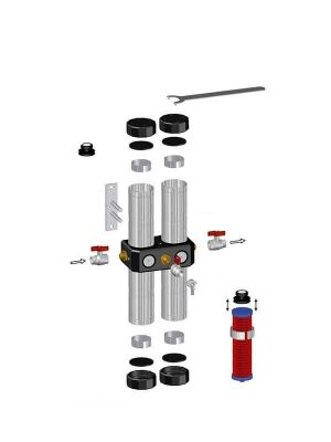 Carbonit QUADRO 60 L Hauswasserfilter