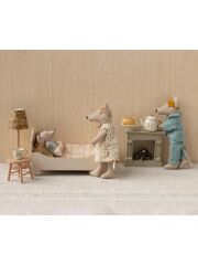 Maileg Kamin mit Beleuchtung f&uuml;r M&auml;use (off white)