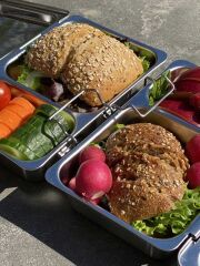 LunchBuddy Lunchbox Duo inkl. Wunschgravur / 15 Schriftarten