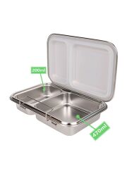 Ecococoon - Bento Lunchbox auslaufsicher aus Edelstahl mit 2 F&auml;chern / mint