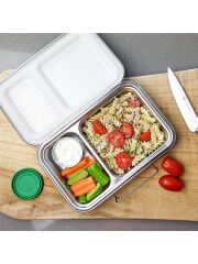 Ecococoon - Bento Lunchbox auslaufsicher aus Edelstahl mit 2 F&auml;chern / mint