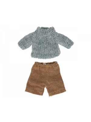 Maileg Big Sister / Big Brother Mouse - Strickpullover und Strickhose