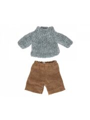 Maileg Big Sister / Big Brother Mouse - Strickpullover und Strickhose