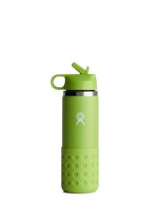 Hydro Flask 20 oz (591 ml) isolierte Kindertrinkflasche Edelstahl Wide Mouth - Seagrass