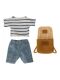 Maileg Big Sister / Big Brother Mouse - Hose, T-Shirt und Rucksack