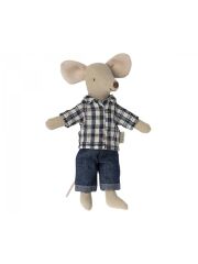 Maileg Mum &amp; Dad Mouse - legeres Outfit