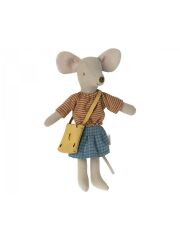 Maileg Mum &amp; Dad Mouse - Rock mit Shirt und Tasche