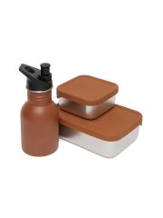 Petit Monkey 350 ml Edelstahl Flasche - Baked Clay - Mix & Match