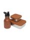 Petit Monkey 350 ml Edelstahl Flasche - Baked Clay - Mix & Match