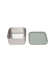 Petit Monkey Edelstahl Brotdose (Gr&ouml;&szlig;e M) mit Silikondeckel - Sage Green