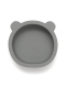 Petit Monkey Schüssel "Bär" aus Silikon - Pewter Green