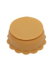 Petit Monkey Schüssel "Löwe" aus Silikon - Ochre